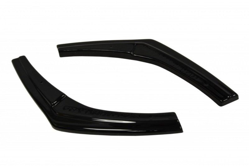 Maxton Heck Ansatz Flaps Diffusor für BMW 1er F20/F21 M-Power Facelift schwarz Hochglanz BM-1-F20F-M-RSD1-G