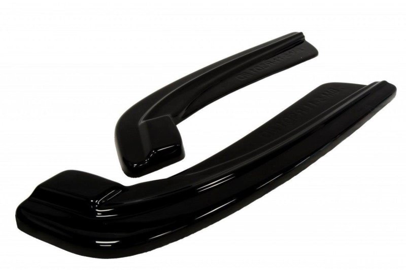 Maxton Heck Ansatz Flaps Diffusor für BMW 5er F11 M Paket (mit zwei Einzel Endstücken) schwarz Hochglanz BM-5-11-MPACK-RSD1-G