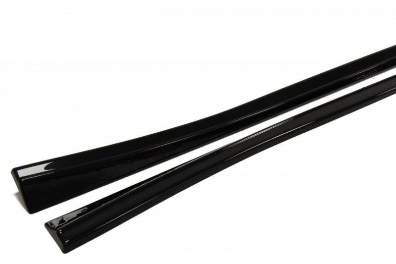 Maxton Seitenschweller Ansatz Cup Opel Astra J GTC schwarz Hochglanz OP-AS-4-GTC-SD1-G