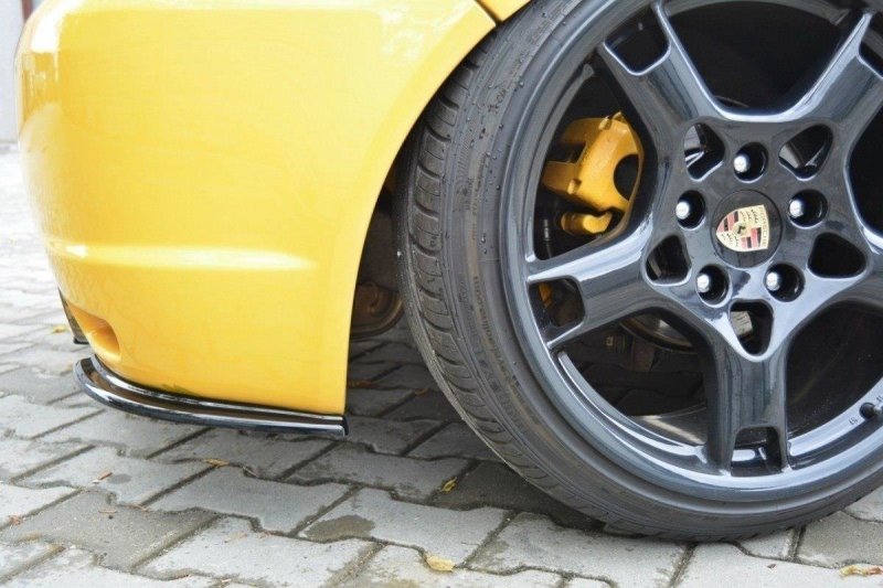 Maxton Heck Ansatz Flaps Diffusor für VW GOLF 4 R32 schwarz Hochglanz VW-GO-4-R32-RSD1-G