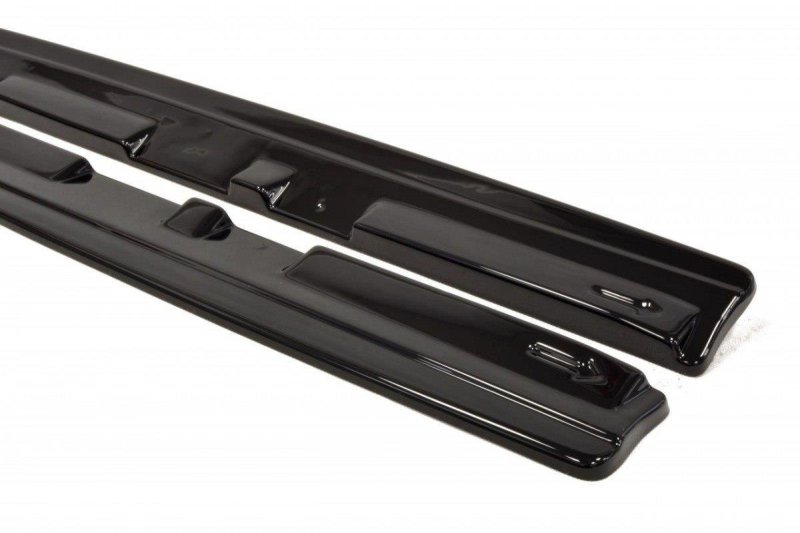 Maxton Seitenschweller Ansatz für MAZDA 3 MK2 MPS schwarz Hochglanz MA-3-2-MPS-SD1-G