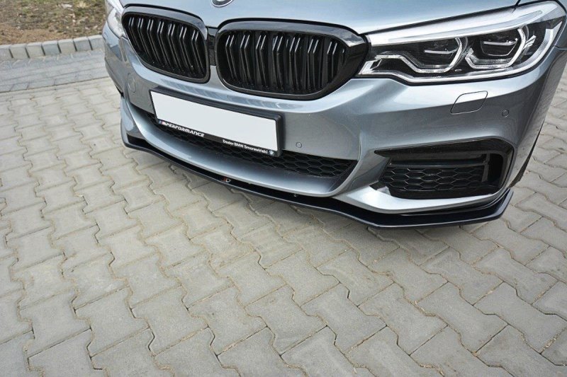 Maxton Front Ansatz V.1 für BMW 5er G30/ G31 M-Paket schwarz Hochglanz BM-5-G30-MPACK-FD1-G