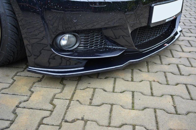 Maxton Front Ansatz V.2 für BMW 3er E92 M Paket FACELIFT schwarz Hochglanz BM-3-92F-MPACK-FD2-G