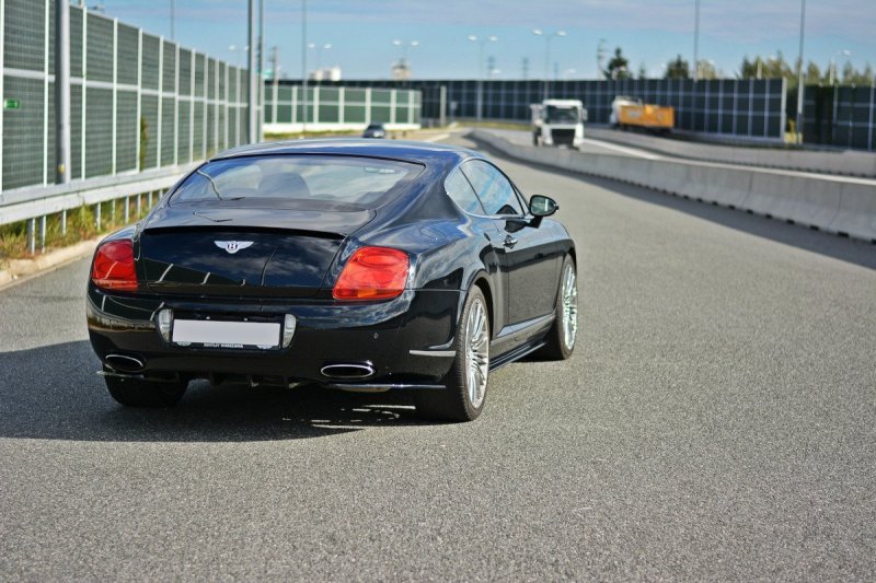 Maxton Heck Ansatz Flaps Diffusor für BENTLEY CONTINENTAL GT schwarz Hochglanz BE-CO-GT-1-RSD1-G