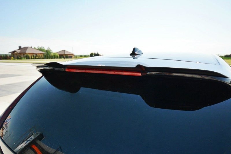 Maxton Spoiler CAP für Volvo V60 Polestar Facelift schwarz matt VO-V60-1F-PS-CAP1-T