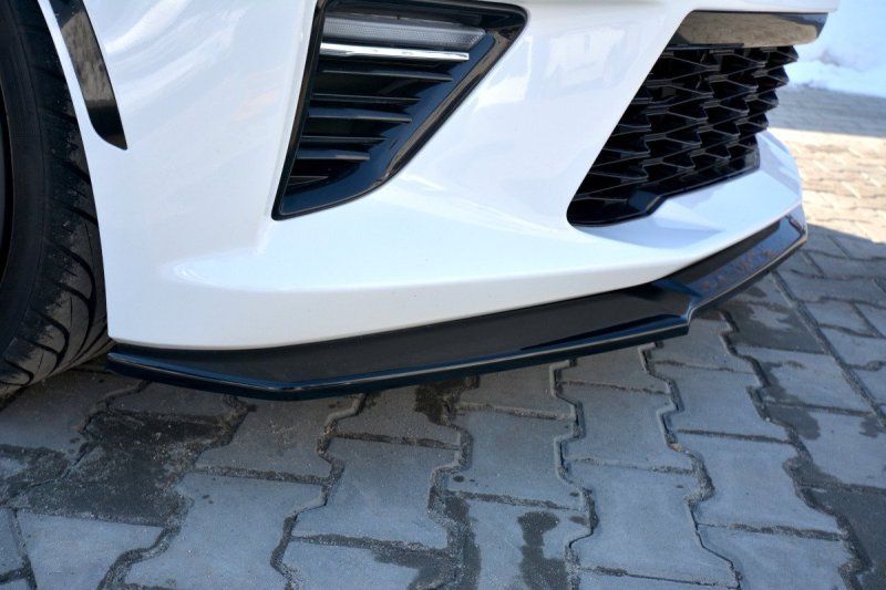 Maxton Front Ansatz V.2 für CHEVROLET CAMARO 6TH-GEN. PHASE-I 2SS COUPE schwarz Hochglanz CH-CA-6-2SS-FD2-G