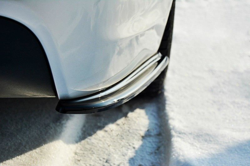 Maxton Heck Ansatz Flaps Diffusor für BMW 3er E90 M Paket schwarz Hochglanz BM-3-90-MPACK-RSD1-G