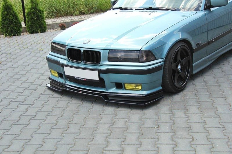 Maxton Front Ansatz V.2 für BMW M3 E36 schwarz Hochglanz BM-3-36-M-FD2-G