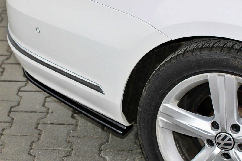 Maxton Heck Ansatz Flaps Diffusor für Vw Passat B7 R-Line Variant Carbon Look  VW-PA-B7-RLINE-VA-RSD1-C