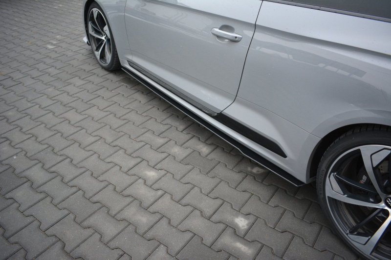 Maxton Sport Seitenschweller Ansatz für Audi RS5 F5 Coupe  AU-RS5-2-CNC-SD1