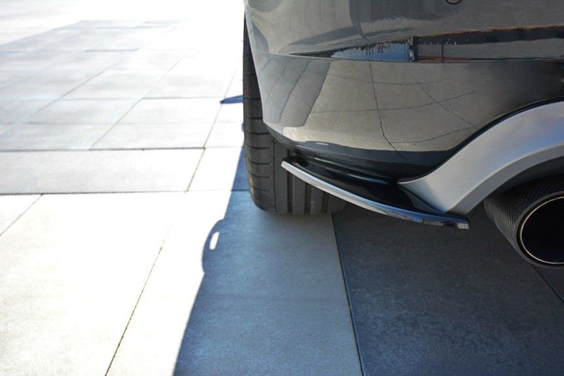 Maxton Heck Ansatz Flaps Diffusor für Volvo V60 Polestar Facelift schwarz Hochglanz VO-V60-1F-PS-RSD1-G