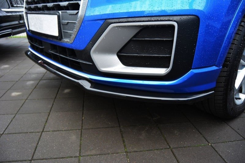 Maxton Front Ansatz für Audi Q2 Mk.1 schwarz Hochglanz AU-Q2-1-FD1-G