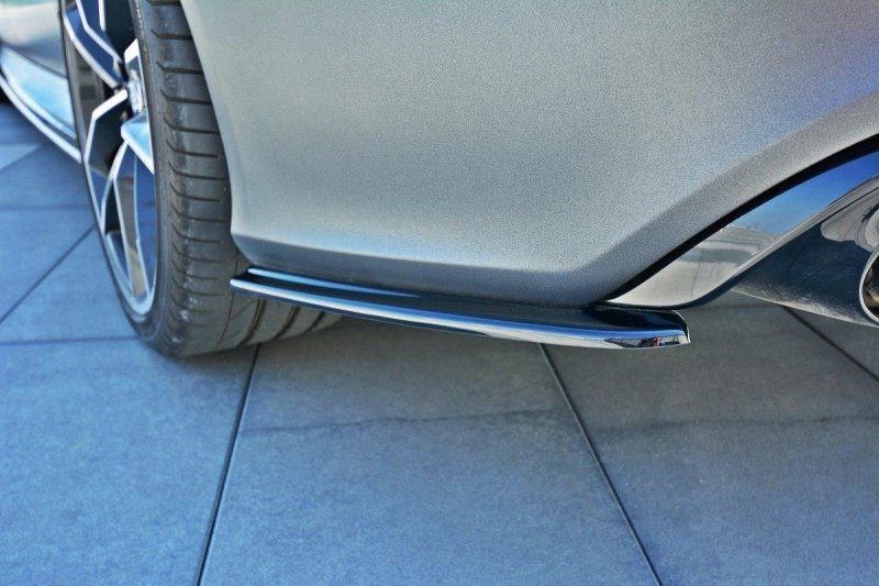 Maxton Heck Ansatz Flaps Diffusor für Audi RS7 Facelift schwarz Hochglanz AU-RS7-1F-RSD1-G