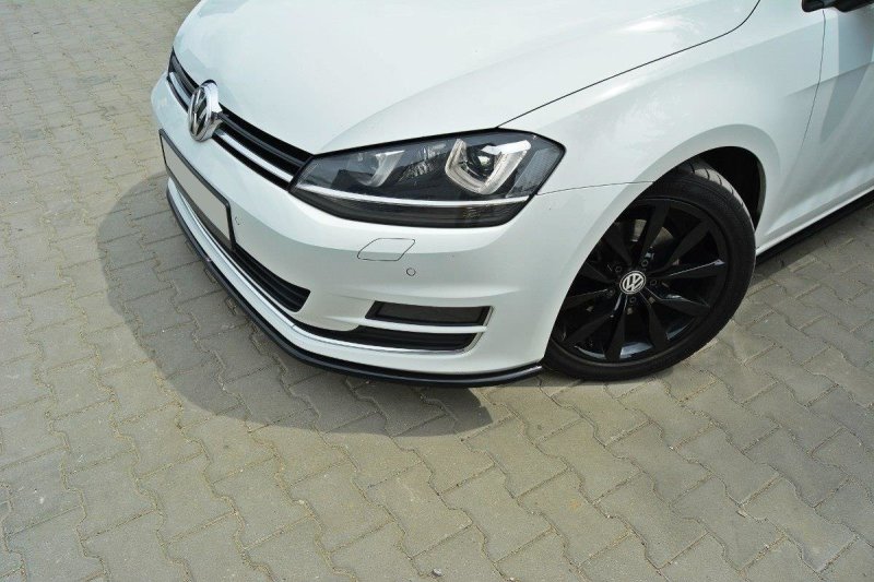 Maxton Front Ansatz für VW GOLF 7 schwarz Hochglanz VW-GO-7-C-FD1-G