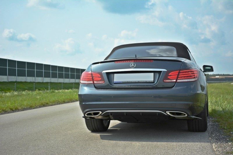 Maxton Diffusor Heck Ansatz für Mercedes E W212 Carbon Look  ME-E-212F-C-RS1-C