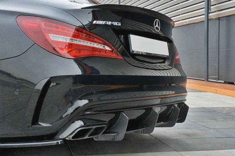 Maxton Diffusor Heck Ansatz für Heckschürze V.1 für Mercedes CLA A45 AMG C117 Facelift ME-CLA-117F-AMG-CNC-RS1
