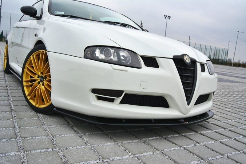 Maxton Front Ansatz V.1 für Alfa Romeo GT schwarz Hochglanz AL-GT-FD1-G
