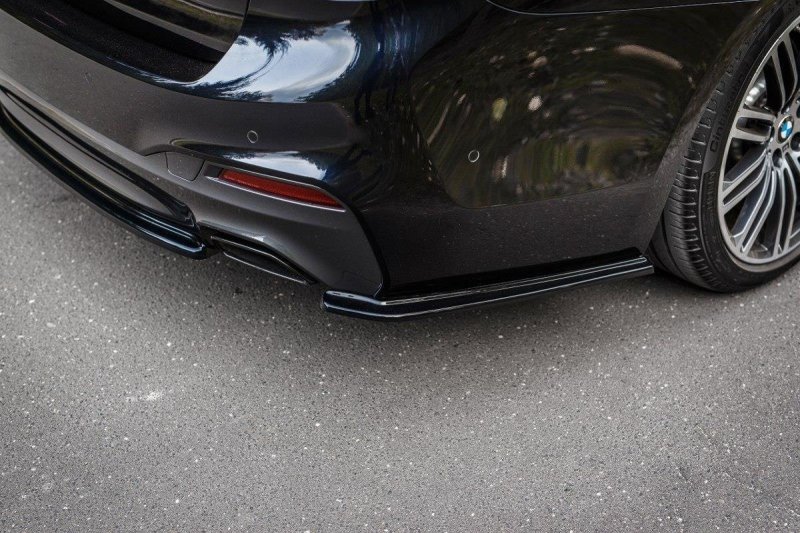 Maxton Heck Ansatz Flaps Diffusor für BMW 5er G30/ G31 M-Paket schwarz Hochglanz BM-5-G30-MPACK-RSD1-G