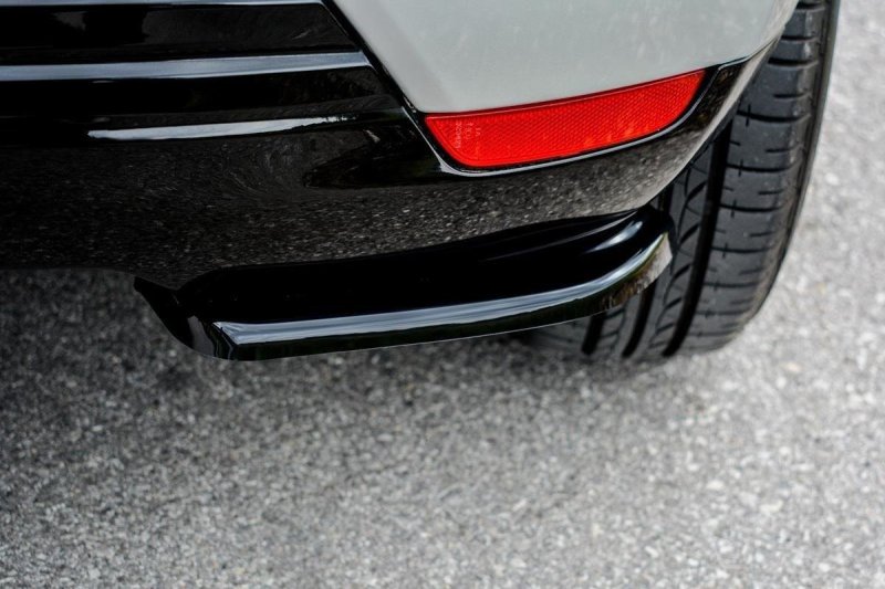 Maxton Heck Ansatz Flaps Diffusor für Renault Clio Mk4 schwarz Hochglanz RE-CL-4-RSD1-G