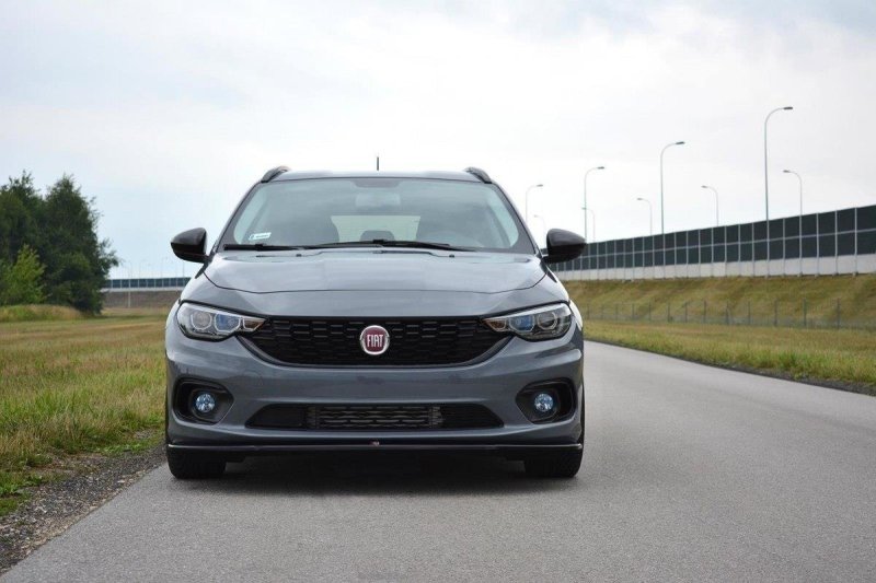 Maxton Front Ansatz für Fiat Tipo S-Design schwarz Hochglanz FI-TI-1-S-SW-FD1-G