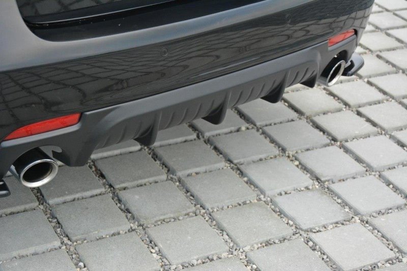 Maxton Diffusor Heck Ansatz für Saab 9-3 Aero Mk2 Facelift schwarz Hochglanz SA-9-3-2FL-AERO-RS1-G