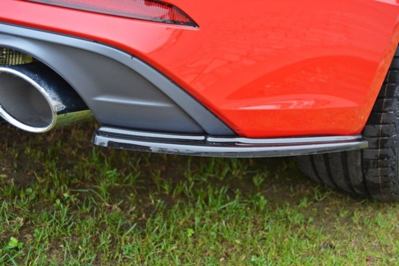 Maxton Heck Ansatz Flaps Diffusor für Audi A5 F5 S-Line schwarz Hochglanz AU-A5-2-SLINE-RSD1-G