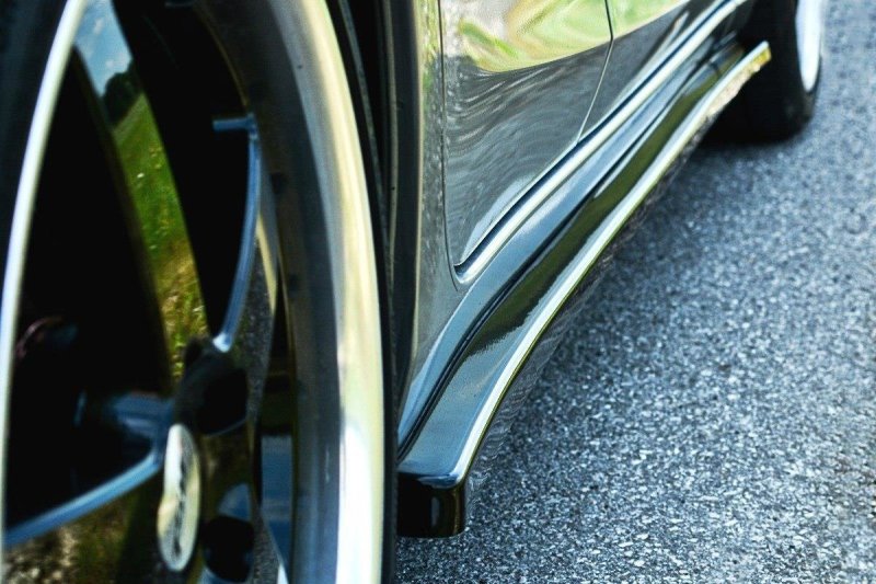Maxton Seitenschweller Ansatz für Mazda 6 GJ (Mk3) Wagon schwarz Hochglanz MA-6-3-W-SD1-G