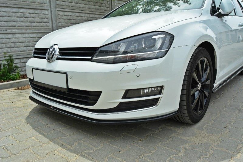 Maxton Front Ansatz für VW GOLF 7 schwarz Hochglanz VW-GO-7-C-FD1-G