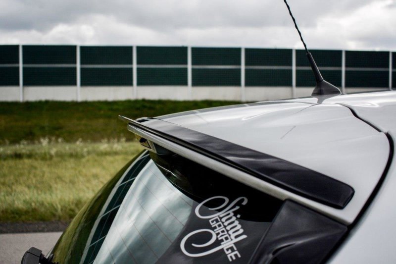 Maxton Spoiler CAP für Renault Clio Mk4 schwarz Hochglanz RE-CL-4-CAP1-G