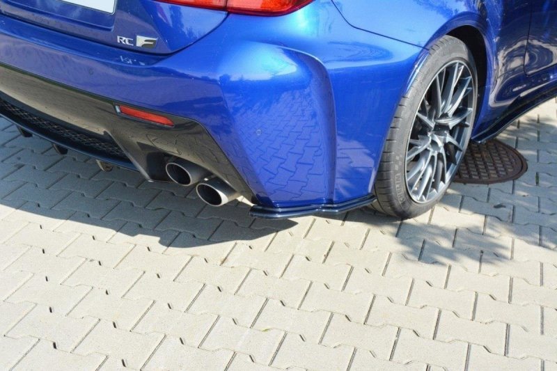 Maxton Heck Ansatz Flaps Diffusor für Lexus RC F schwarz Hochglanz LE-RCF-1-RSD1-G