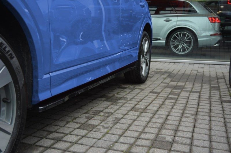 Maxton Seitenschweller Ansatz für Audi Q2 Mk.1 schwarz Hochglanz AU-Q2-1-SD1-G