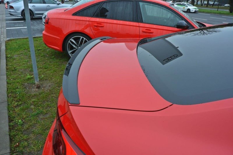 Maxton Spoiler CAP für Audi A5 S-Line F5 Coupe schwarz Hochglanz AU-A5-2-SLINE-CAP1-G