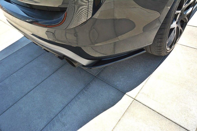 Maxton Heck Ansatz Flaps Diffusor für Volvo V60 Polestar Facelift schwarz Hochglanz VO-V60-1F-PS-RSD1-G