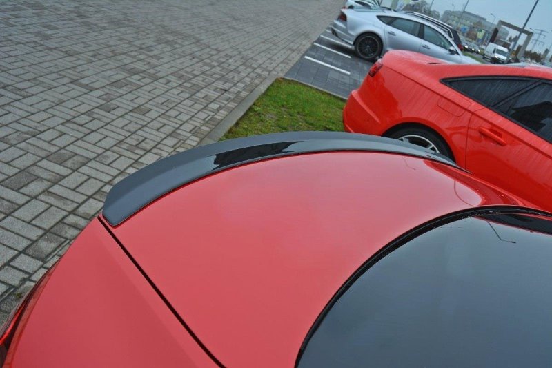 Maxton Spoiler CAP für Audi A5 S-Line F5 Coupe schwarz Hochglanz AU-A5-2-SLINE-CAP1-G