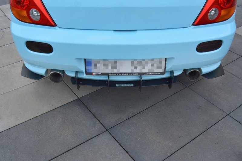 Maxton Diffusor Heck Ansatz für Heckschürze für HYUNDAI TIBURON MK.2 FACELIFT HY-TI-2-CNC-RS1