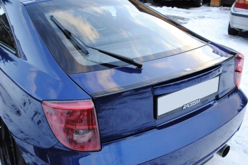 Maxton Spoiler CAP für TOYOTA CELICA T23 vor Facelift schwarz Hochglanz TO-CE-7-CAP1-G