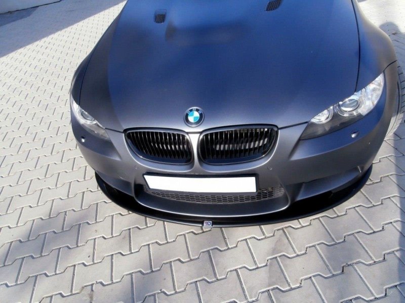 Maxton Front Ansatz für BMW M3 E92 / E93 (vor Facelift) schwarz Hochglanz BM-3-92-M-FD1-G