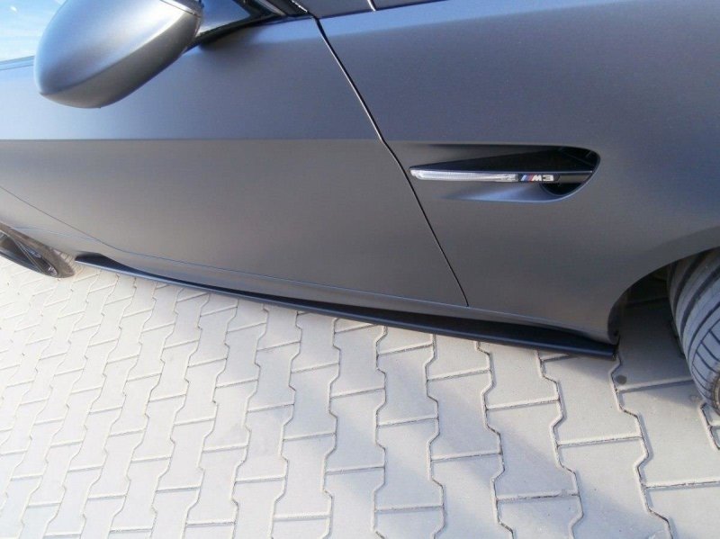 Maxton Seitenschweller Ansatz für BMW M3 E92 / E93 schwarz Hochglanz BM-3-92-M-SD1-G