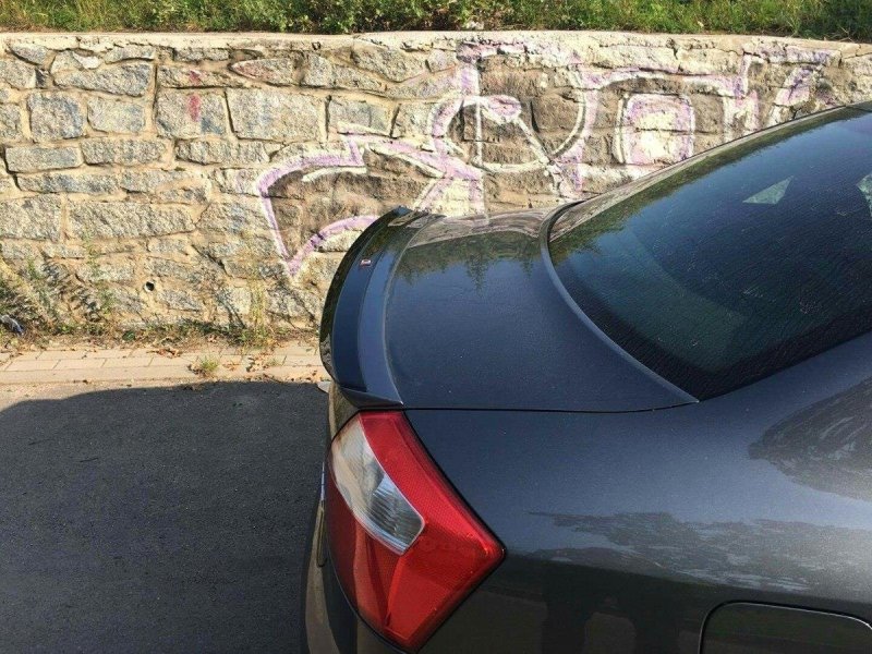 Maxton Spoiler CAP für Audi A4 S-Line B6 Limousine schwarz Hochglanz AU-A4-B6-SLINE-CAP1-G