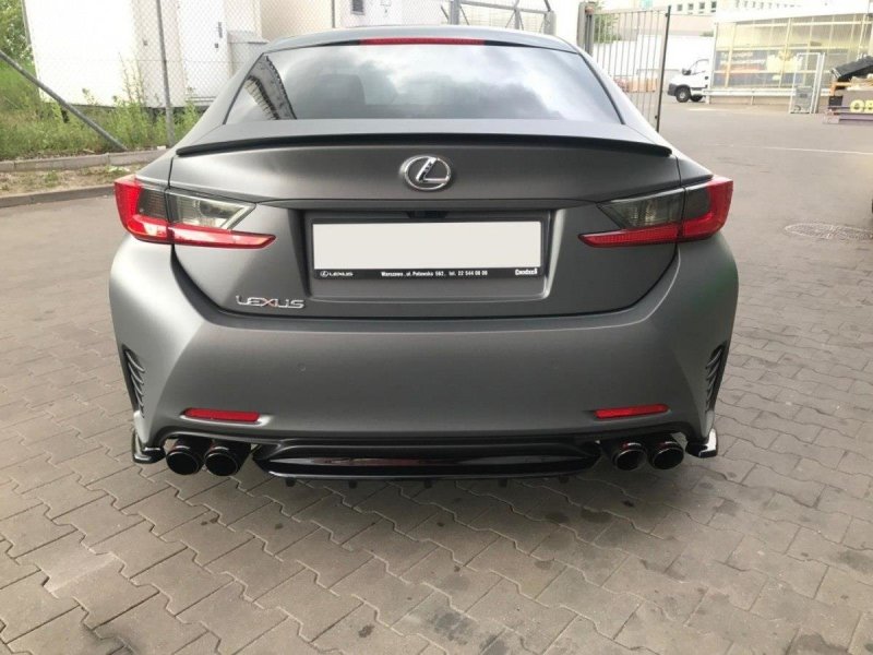 Maxton Spoiler CAP für Lexus RC  schwarz Hochglanz LE-RC-1-CAP1-G