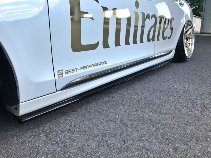 Maxton Seitenschweller Ansatz für Lexus GS 300 Mk3 Facelift Carbon Look  LE-GS-3F-SD1-C