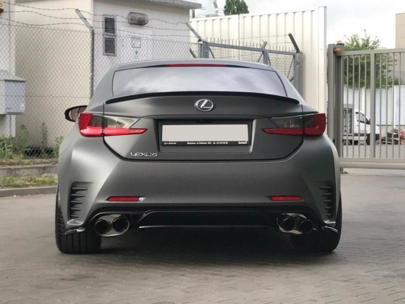 Maxton Spoiler CAP für Lexus RC  schwarz Hochglanz LE-RC-1-CAP1-G