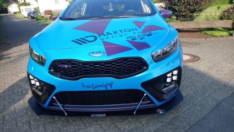 Maxton Racing Front Ansatz für KIA CEE"D / PRO CEE"D GT MK2 KI-CE-2-GT-CNC-FD1