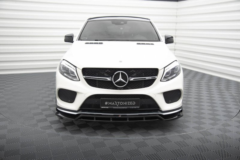 Maxton Front Ansatz V.2 Mercedes-Benz GLE Coupe 43 AMG / AMG-Line C292 schwarz Hochglanz ME-GLE-C292-AMGLINE-FD2G+FD2R-G