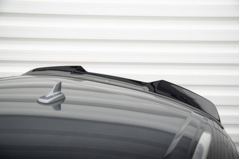 Maxton Spoiler CAP Abrisskante 3D Audi Q7 Mk2 schwarz Hochglanz AU-Q7-2-CAP1-G
