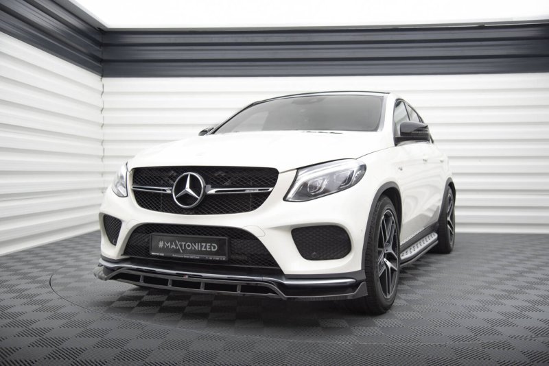 Maxton Front Ansatz V.2 Mercedes-Benz GLE Coupe 43 AMG / AMG-Line C292 schwarz Hochglanz ME-GLE-C292-AMGLINE-FD2G+FD2R-G