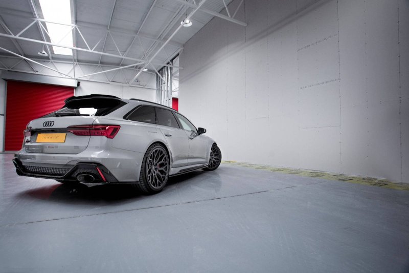 Maxton Spoiler CAP V.1 für Audi RS6 C8 schwarz Hochglanz AU-RS6-C8-CAP1-G
