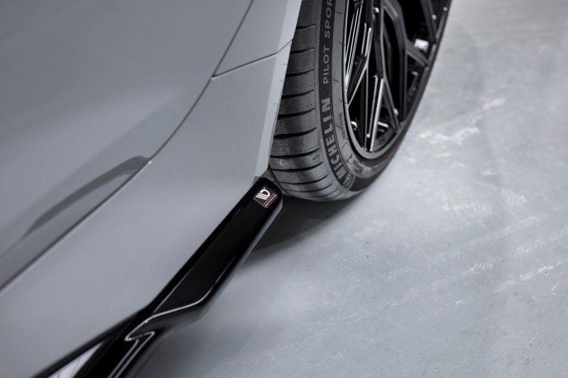 Maxton Seitenschweller Ansatz für V.1 für Audi RS6 C8 / RS7 C8 schwarz Hochglanz AU-RS6-C8-SD1-G