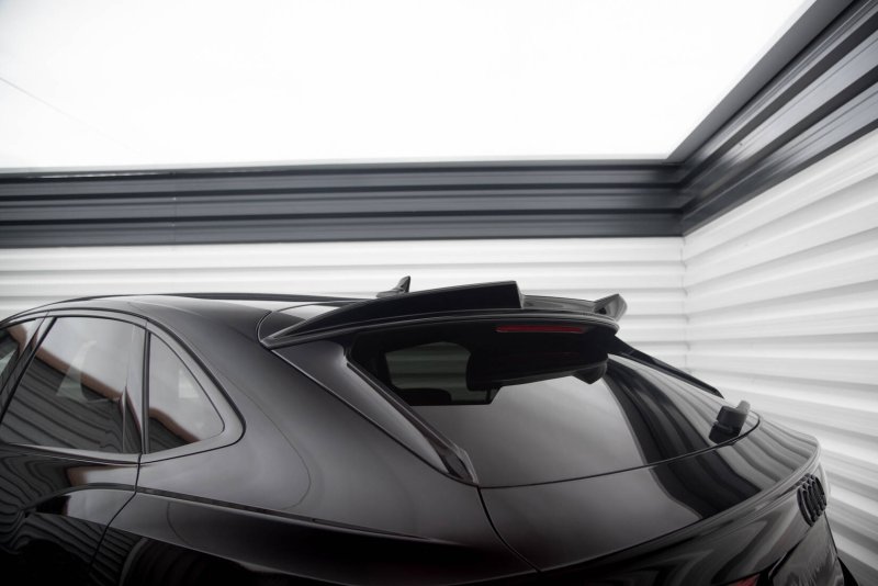 Maxton Spoiler CAP Abrisskante 3D Audi Q3 Sportback F3 schwarz Hochglanz AU-Q3-2-SB-CAP1-G