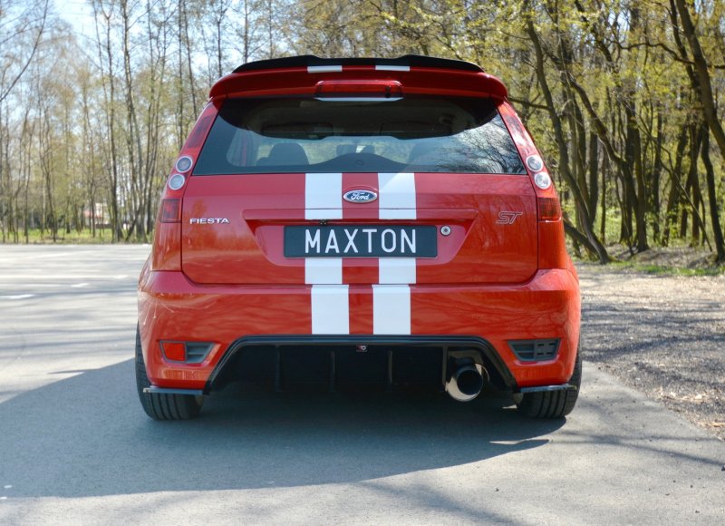 Maxton Heck Ansatz Flaps Diffusor für Ford Fiesta ST Mk6 schwarz Hochglanz FO-FI-6-ST-RSD1-G